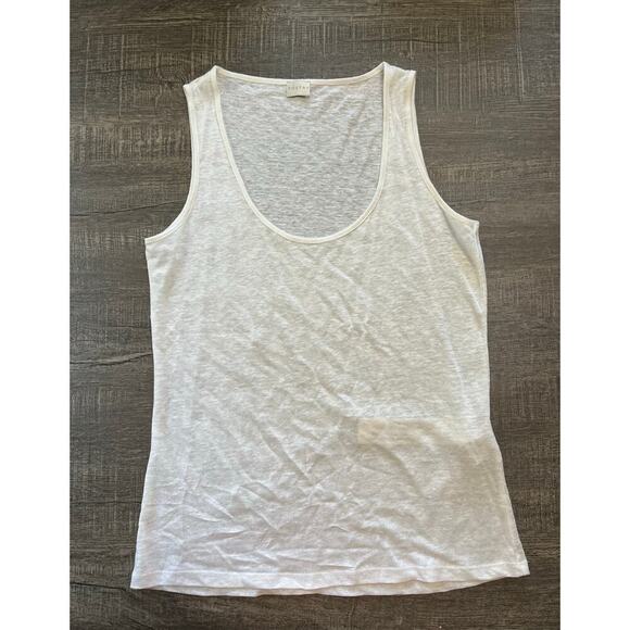 Poetry Women's 100% Linen White Sleeveless Vest Top, Size UK 10/US 6 (S) NWT - Picture 1 of 6